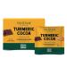 Turmeric + Cocoa Instant Elixir Mix I Turmeric Superfood + Cocoa | 10 servess | Alleviates Stress Guilt-Free Indulgence | USDA Organic I Low Calorie I No Added Preservatives