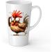 White Ceramic Kids Chicken Mug - Large 483 ml Perfect for Hot Chocolate or Milk Fun and Easy to Use - Buy Online on SooperMarket.com