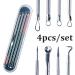 U-K Newest Dual Heads Acne Needle Blackhead Blemish Squeeze Pimple Extractor Remover Spot Cleaner Beauty Skin Care Tool 4pcs/set - Buy Online on SooperMarket.com