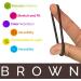 12 PCS BROWN Elastic Hair Bands 3mm Elastic Hair Ties Ponytail Holders Bulk Hair Ties No Metal Gentle Elastics for Women Men Girls Kids (Brown) - A2THIBRO - Buy Online on SooperMarket.com
