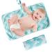 Portable Changing Mat Baby Foldable Travel Changing Mat Infant Urinal Pad 60cm x 35cm Waterproof Nappy Change Mat for Travel Home Outside - KAMHBE (Blue)