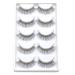 Bluelans 5 Pairs Long False Artificial Eyelashes Black Eyelashes Eyelash Extension Makeup