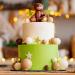 Astaron 32-Piece Tortendeko Balls Cake Topper | Mini-Balloons Rabbit Decor for Wedding Baby and Birthday Parties - Brown & Gold - Buy Online on SooperMarket.com