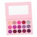 Gogogmee 15 Eyeshadow Compact Colorful Eyeshadow Glitter Eyeshadow Makeup Palette Eyeshadow Palette Purple