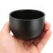 Premium Black Stainless Steel Shaving Soap Bowl with Lid - Ideal Men's Foam Cup for Slick Lather & Perfect Father's Day Gifts - Buy Online on SooperMarket.com