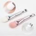 Face Mask Applicator Brush - Dual-Ended Soft Bristles Tool for Mud Clay & Charcoal Masks | Rose Gold Cosmetic Beauty Spatula for Creams & DIY Skincare - Buy Online on SooperMarket.com