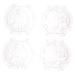 Kisangel 4 Pcs Vegetable Shaping Mold Fruit Shaping Mold Melon Mold Cantaloupe Square Watermelon Plastic