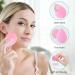 6 Pcs Makeup Blender Beauty Sponge Set - Latex-Free Sponges for Liquid, Cream, and Powder Foundation - Super Soft Beauty Blender Set in Light Pink - Buy Online on SooperMarket.com