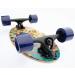 Summit Board Co Short Longboard Skateboard Deck with Precision Bearings and Rugged Wheels - Wide Mini Balanced Design for Beginners and Experienced Skaters | Pixels - Buy Online on SooperMarket.com