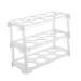 OSALADI Egg Grid Clear Plastic Tray Clear Plastic Eggs Clear Egg Container Egg Carton Side Door Memory Transparent 22.3X16.2X10.1CM