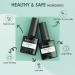 BOLASEN Gel Base and Top Coat(2x8ML) No Wipe Gel Top Coat and Nail Base Coat Long Lasting Base and Top Coat for Nail Art Glossy Shine Gel Nail Top Coat Soak Off Top and Base Coat Easy DIY 16 ml (Pack of 1) - Buy Online on SooperMarket.com