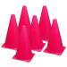 Pink Marker Cones Set of 10 9-Inch