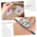 Balacoo 2 Sets Ring Palette Tools - Stainless Steel Makeup Mixing Tray for Foundation & Cosmetic Applications - Buy Online on SooperMarket.com