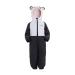 Regatta Children's Mudplay Iii Waterproof and Breathable Insulated Animal All-in-one Suit Size 18-24 Black/White