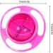 360 Degrees Gyro Bowl - Unspillable Snack Toddler Bowl - Anti Spill Magic Bowl for Babies and Kids - Pink - Buy Online on SooperMarket.com