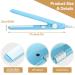 2-in-1 Mini Hair Smooth & Curling Iron - Portable Travel Ceramic Styler for Women & Short Hair - Blue - Buy Online on SooperMarket.com