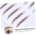 FOYTOKI 4pcs Grooming Natural Hair- False Eyebrow Realistic Hair-like Girl Tools Brown Shaping Transfer - Buy Online on SooperMarket.com