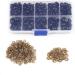 100PCS Solid Black Eyes with Washers for DIY Puppet & Plush Animal Making - Buy Online on SooperMarket.com