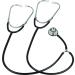 Veridian 05-132 Dual Head Stethoscope - Black Aluminum for Teaching & Training | International Shipping Available - Buy Online on SooperMarket.com