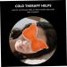Healeved Ice Butterfly Eye Mask - Silk Gel Sleep Mask for Cooling and Comfort - Orange - Buy Online on SooperMarket.com