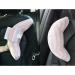 Kids Car Travel Pillow - Neck Support & Seat Belt Cushion for Toddlers - Pink Stripe - Buy Online on SooperMarket.com