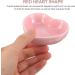 POPETPOP pet bowl food guinea pig hamster feeder chinchilla bowl hamster saucer kitten bowls heart shaped hamster water bowl hamster supplies small cat bowl chipmunk squirrel ceramics 8x7cm Pink - Buy Online on SooperMarket.com