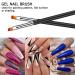 Lofuanna 6-Piece Professional Nail Brush Kit - Double End Nail Art Brushes for Dotting Painting & Gel Polish Designs - Buy Online on SooperMarket.com