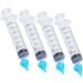 Portable Ear Irrigation Syringe Set - 4pcs Flared Head Soft Tip 20ml 30ml - Buy Online on SooperMarket.com