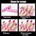 50pcs Soft Foam Toe Separators & Finger Dividers - Pink | Nail Art Manicure Pedicure Tools - Buy Online on SooperMarket.com