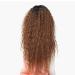 SHIYID Synthetic Lace Front Wig - Brown Afro Kinky Curly Wig for Black Women | International Shipping - Buy Online on SooperMarket.com
