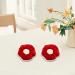 JNAWA 5Pieces Hair Scrunchies Christmas Bobble Elastic Hair Band Red Velvet and White Fur Trim Hair Scrunchie for Ladies Ponytail Holders Hair Accessories - Buy Online on SooperMarket.com
