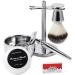 High-Quality Predolo Shaving Brush Set with Wooden Handle & Shaving Soap | Premium Grooming Essentials for Men - Buy Online on SooperMarket.com
