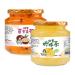 Honey pomelo lemon passion fruit tea handmade jam fruit juice healthy fruit tea 500g/can fruit flavor snacks Chinese tea fast food nutritional casual snacks (Lemon and Passion fruit 2 cans) Lemon and Passion fruit 2 cans