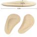 CAREOR Plantar Fasciitis Insoles for Men & Women - 2 Pairs Cushioned Arch Support & Shock Absorption for Heel Spurs & Foot Pain Relief - Buy Online on SooperMarket.com