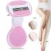 Manual Women's Razor - Washable Full-Body Shaver & Compact Travel Epilator in Pink | Perfect for Armpits Legs & Arms - Buy Online on SooperMarket.com