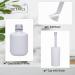 Agidea 15ML Empty Gel Nail Polish Bottles - 6 Pack Matte White Opaque Round Glass Bottles with Mixing Balls & Funnels | Refillable UV Safe Fingernail Polish Containers - Buy Online on SooperMarket.com