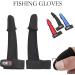 Minicart 3 Pack Anti-Slip Fishing Single-Finger Gloves - Index Finger Protector for Outdoor Fishing - Unisex Elastic Band Glove in Black - Buy Online on SooperMarket.com