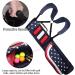 Craftsman Golf Star and Stripes Lightweight Shoulder Golf Bag in Red, White, and Blue - Buy Online on SooperMarket.com