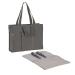 L SSIG baby changing bag with changing mat stroller attachment sustainably produced/GRE Tote Up Bag anthracite