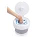 PurePail Go Portable Diaper Pail - White, Superior Odor Control, Collapsible for On-the-Go, Compact & Space-Saving - Buy Online on SooperMarket.com