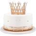 Rhinestone Crystal Crown Cake Topper - Handmade Tiara for Baby Shower, Birthday, Wedding - Rose Gold - Buy Online on SooperMarket.com