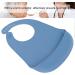 Elderly Silicone Bib Waterproof Elderly Bibs Prevent Food Falling Crumb Collector for Adults for Eating(blue) - Buy Online on SooperMarket.com