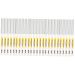 Baluue 25 Pcs White Lying Silkworm Pen Eye Shadow Cosmetics Supplies Eye Shadow Makeup Cosmetics Abs
