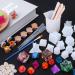 Shynek Resin Dice Molds Set - 19 Polyhedral Styles with Silicone Mold, Tools, and Paints for Epoxy Resin Dice Making - Buy Online on SooperMarket.com