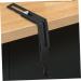 ABOOFAN 2pcs Metal Cabinet Hooks Heavy Duty Clothes Hanger Towel Hooks Metal Hook Wall Hanging Household 8.00X7.00X1.20CM Black - Buy Online on SooperMarket.com
