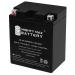 Mighty Max Battery YTX14AH-BS 12V 12Ah Battery for Yamaha YFM350ER Moto 4 350cc 87-95