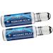 2-Pack Migraine Relief Stick, (0.3 OZ / 10 ML Roll-On Bottle), Made in The USA | Headache Relief - Essential Oil, Aromatherapy Stick – Made with Peppermint & Spearmint Grade Oil by Evo Dyne 0.33 Fl Oz (Pack of 2)