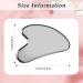 SUS304 Stainless Steel Gua Sha Facial Tool | Heart Shape Scraping Massage for Face Eye & Neck | Smooth SPA Therapy - Buy Online on SooperMarket.com