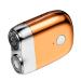 Men Hair Trimmer Men Electric Shaver Ergonomic Design Waterproof High Efficiency USB Charging Strong Power for Travel Use (Orange)