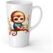 White Ceramic Baby Monkey Mug - Large 483 ml Perfect for Hot Chocolate or Milk Fun and Easy to Use - Buy Online on SooperMarket.com